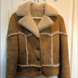Vintage women’s GENUINE SHEARLING jacket